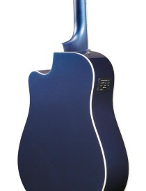 GUITARRA ACÚSTICA IBANEZ 4/4 ALT30NBM RECORTADA NIGHT BLUE METALLIC CON PREVIO