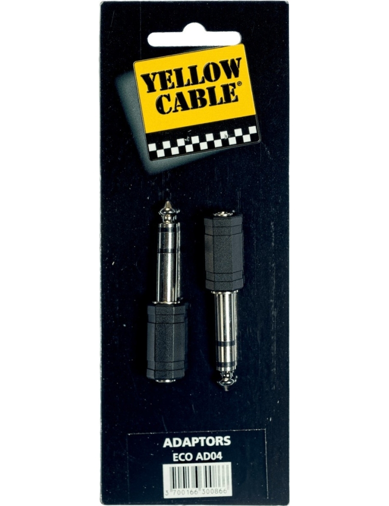 ADAPTADOR JACK M ESTEREO - MINI JACK H ESTEREO BLISTER PAREJA
