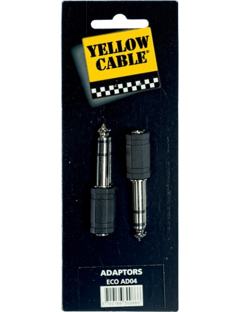 ADAPTADOR JACK M ESTEREO - MINI JACK H ESTEREO BLISTER PAREJA