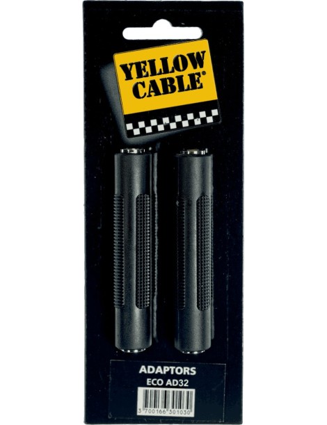ADAPTADOR JACK ESTEREO H - JACK ESTEREO H BLISTER PAREJA