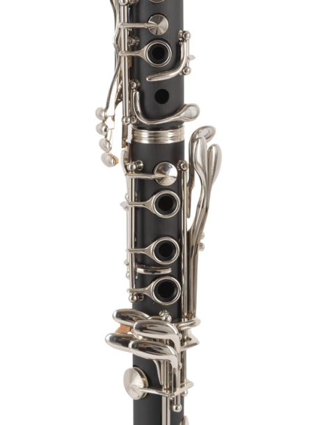 CLARINETE J.MICHAEL 360 SIb EBONITA LLAVES NIQUELADAS COMPLETO CON ESTUCHE.