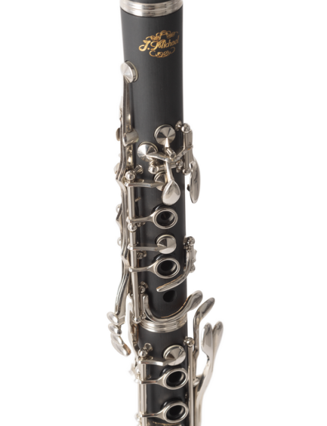 CLARINETE J.MICHAEL 360 SIb EBONITA LLAVES NIQUELADAS COMPLETO CON ESTUCHE.