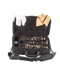 CLARINETE J.MICHAEL 360 SIb EBONITA LLAVES NIQUELADAS COMPLETO CON ESTUCHE.