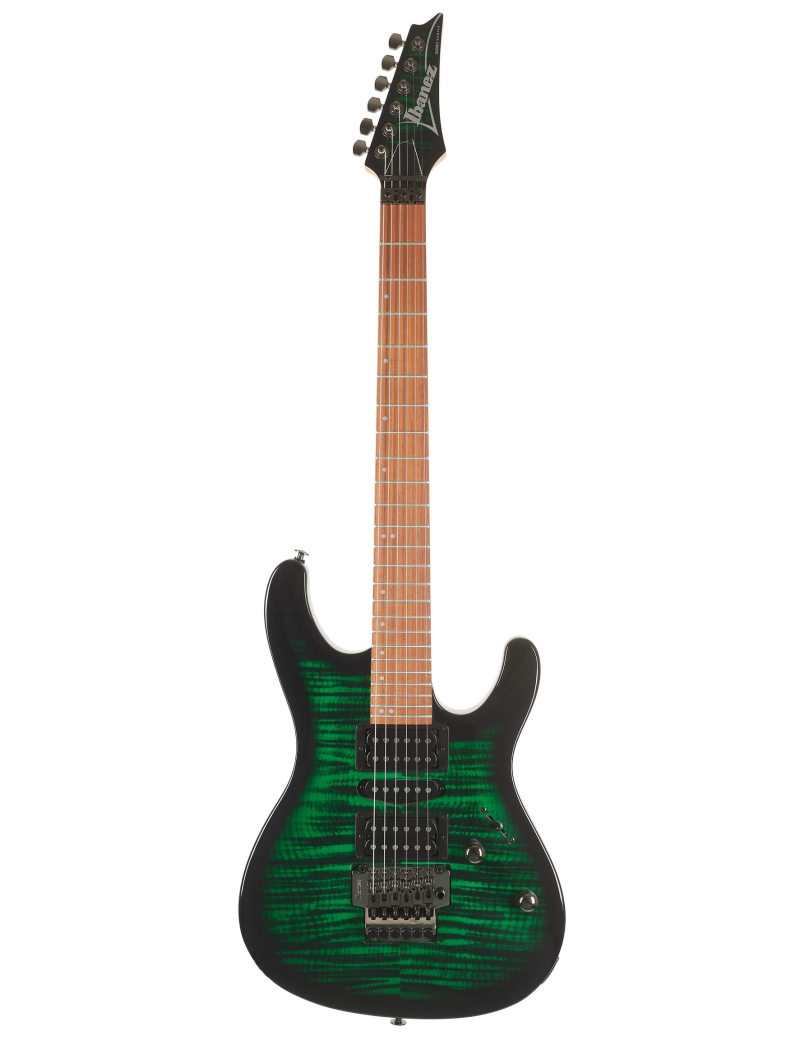 GUITARRA ELÉCTRICA IBANEZ KIKO LOURELIO KIKOSP3TEB TRANSPARENT EMERALD BURST