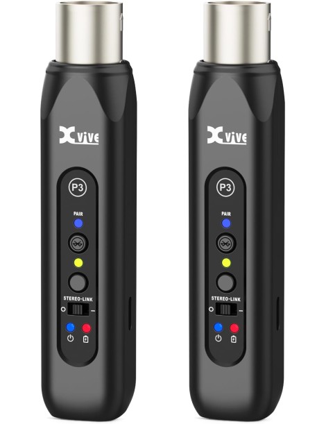 ADAPTADOR INALAMBRICO DUAL XVIVE P3D BLUETOOTH XLR