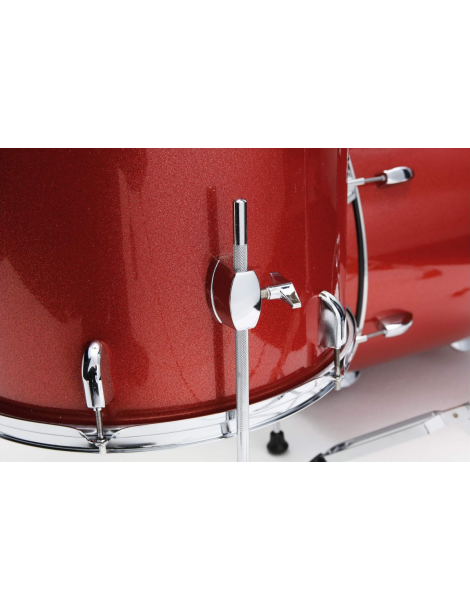 BATERÍA TAMA SET CASCOS ST50H5-CDS STAGESTAR 5 PIEZAS + HH 14" Y CRASH RIDE 18" MEINL CANDY RED