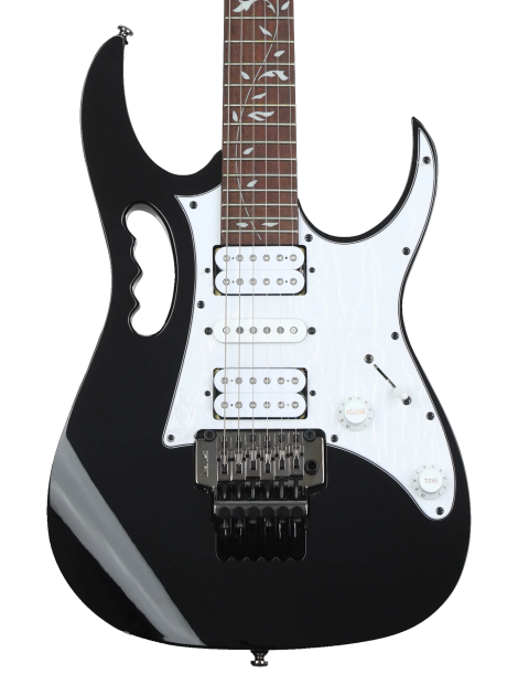 GUITARRA ELÉCTRICA IBANEZ JEMJRBK STEVE VAI NEGRO