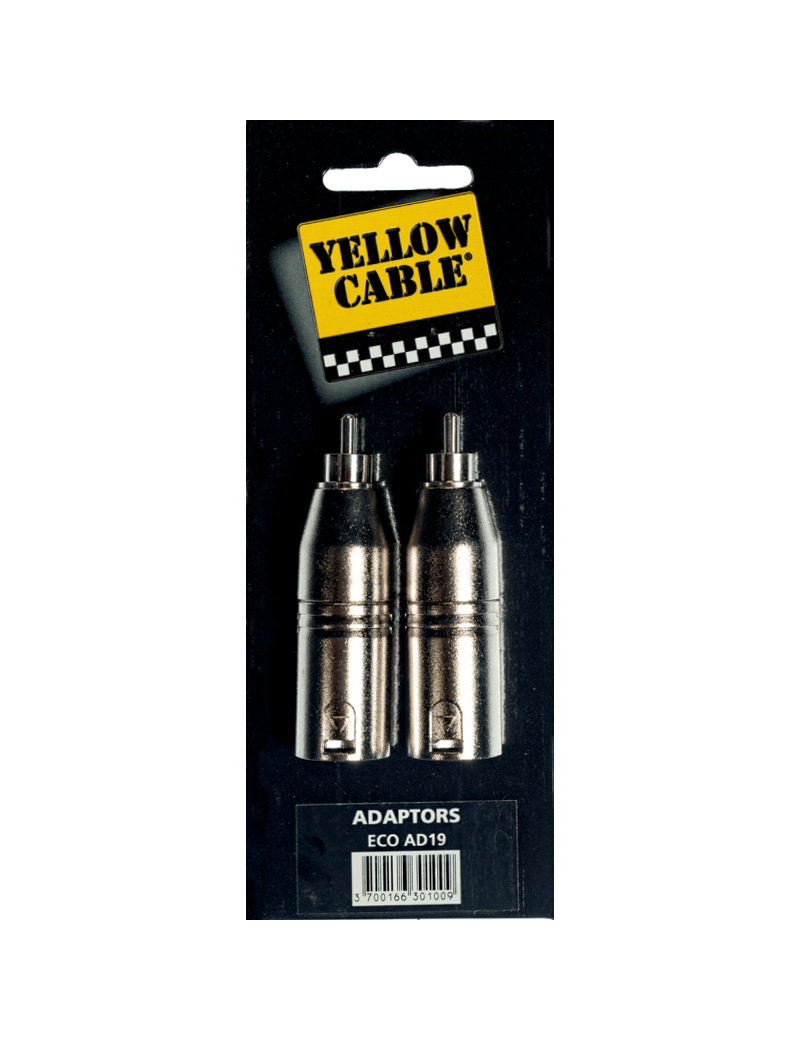 ADAPTADOR RCA M - CANON M BLISTER PAREJA