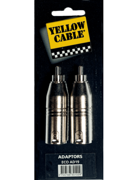 ADAPTADOR RCA M - CANON M BLISTER PAREJA