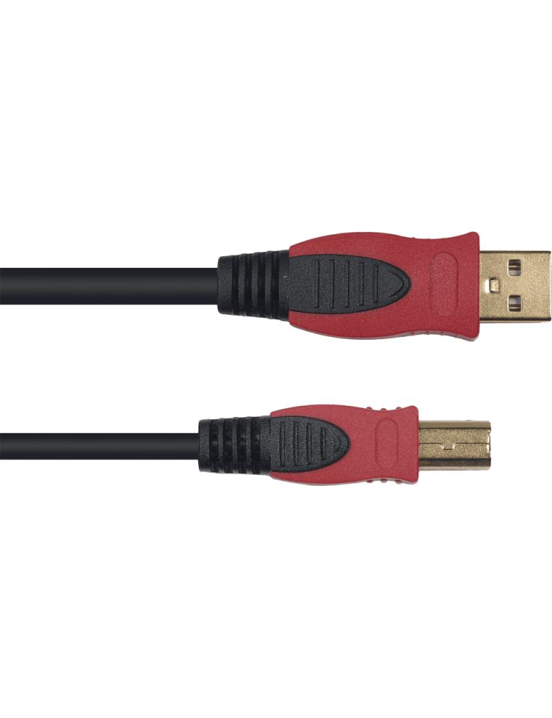 CABLE USB B M - USB A M YELLOW CABLE 1 METROS