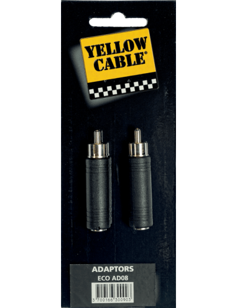 ADAPTADOR RCA M -JACK H BLISTER PAREJA