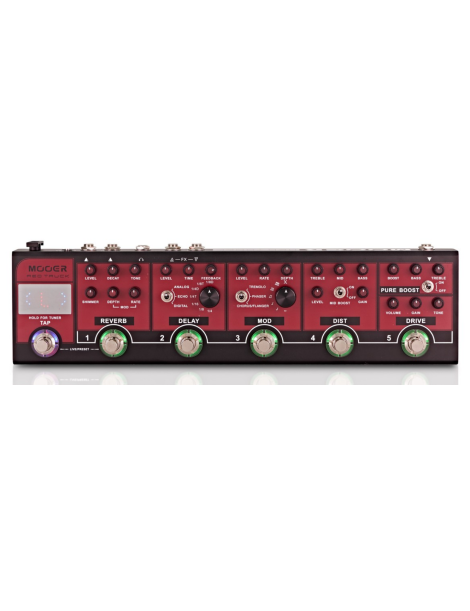 PEDALERA MULTIEFECTO MOOER RED TRUCK