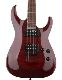 GUITARRA ELÉCTRICA ESP LTD MH-200QM NT SEE THRU BLACK CHERRY