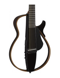 GUITARRA SILENT YAMAHA ACÚSTICA GSLG200STBLII TRANSLUCED BLACK CON FUNDA Y AURICULAR