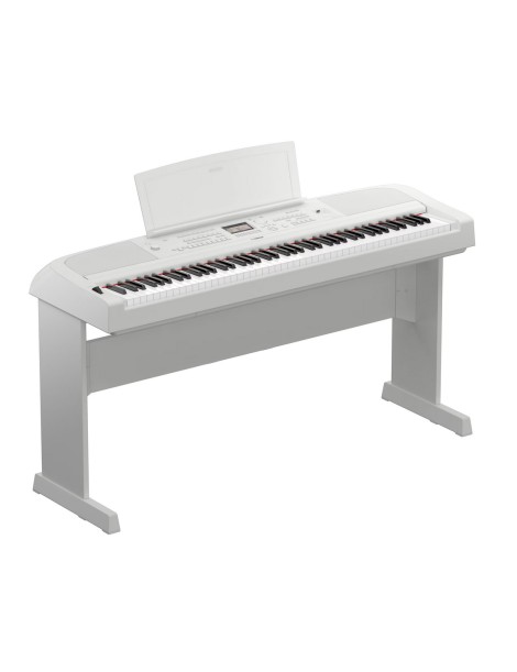 PIANO YAMAHA CONTRAPESADO DGX-670WH BLANCO 88 TECLAS PEDAL SUSTAIN + MUEBLE NL300WH