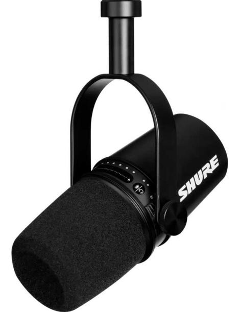 MICRÓFONO ESTUDIO SHURE MV7-X XLR PODCAST