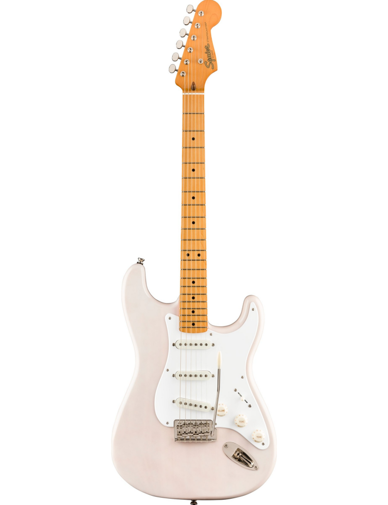 GUITARRA ELÉCTRICA FENDER SQUIER CLASSIC VIBE STRATOCASTER 50s WHITE BLONDE 374005501