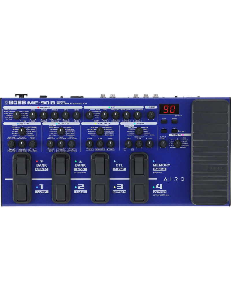 PEDALERA MULTIEFECTO BOSS ME-90B PARA BAJO