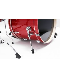 BATERÍA TAMA SET IMPERIALSTAR IP50H6W-BRM BURNT RED MIST 5 PIEZAS, HERRAJES, SILLÍN, PLATOS MEINL