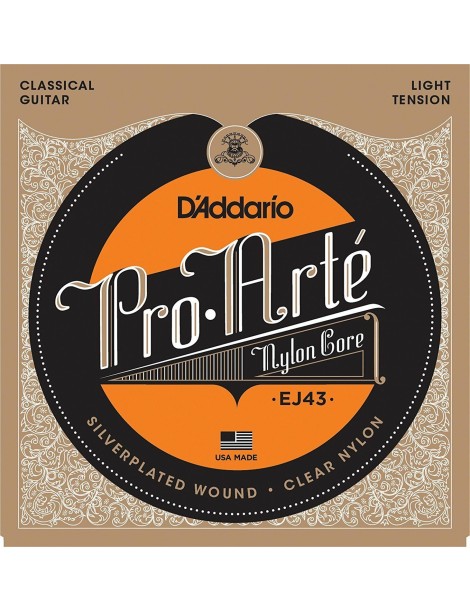 CUERDA CLÁSICA D'ADDARIO EJ-43 PRO ARTE TENSIÓN LIGHT JUEGO