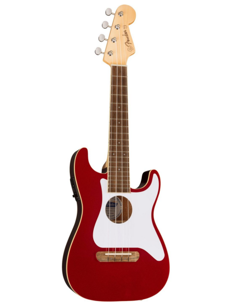 UKELELE FENDER FULLERTON STRAT CANDY APPLE RED CON PREVIO 970523509