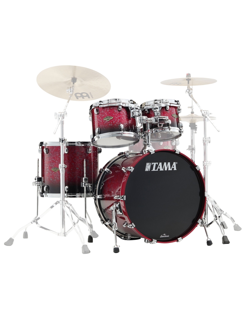 BATERÍA TAMA SET STARCLASSIC WALNUT BIRCH WBS42S-MDR 4 PIEZAS MOLTEN DARK RASPERRY FADE