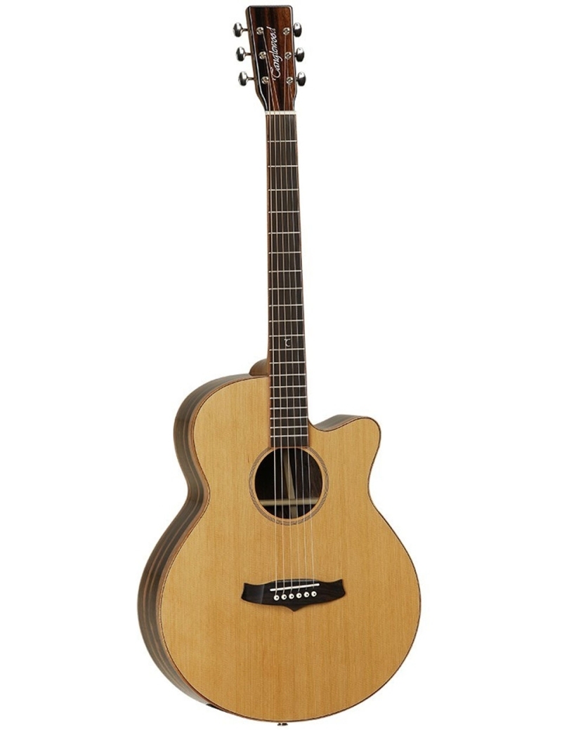 GUITARRA ACÚSTICA TANGLEWOOD 4/4 RECORTADA TWJDCE NATURAL BRILLO CON PREVIO