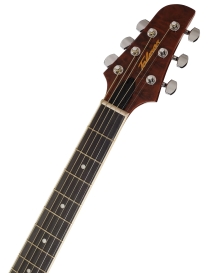 GUITARRA ACÚSTICA IBANEZ 4/4 RECORTADA TCM50-VBS CON PREVIO Y AFINADOR VINTAGE BROWN SUNBURST