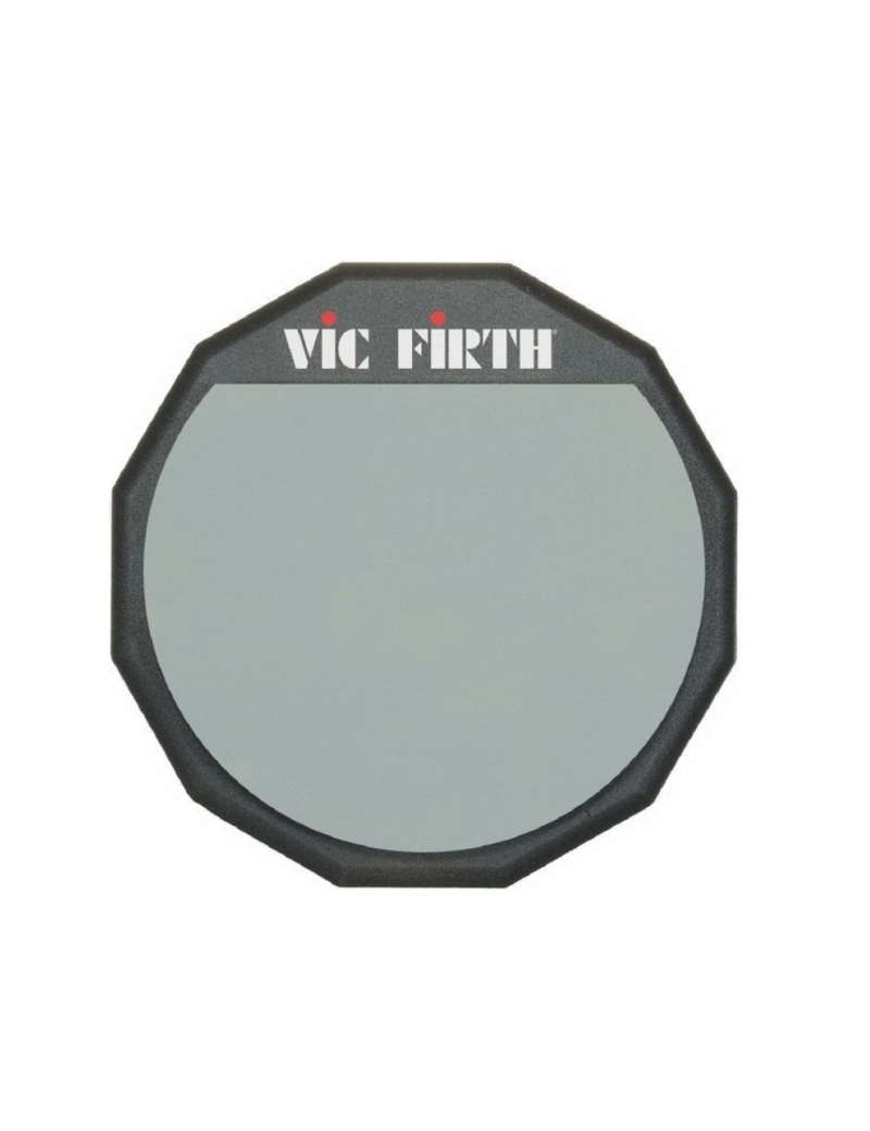 CAJA SORDA DE PRÁCTICA DE EJERCICIO VIC FIRTH 1 CARA 6" PAD-6