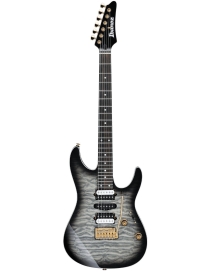 GUITARRA ELÉCTRICA IBANEZ AZ47P1QMBIB BLACK ICE BURST CON FUNDA