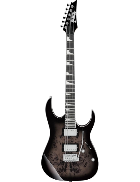 GUITARRA ELÉCTRICA IBANEZ GRG220PA1BKB HH TRANSPARENT BROWN BLACK