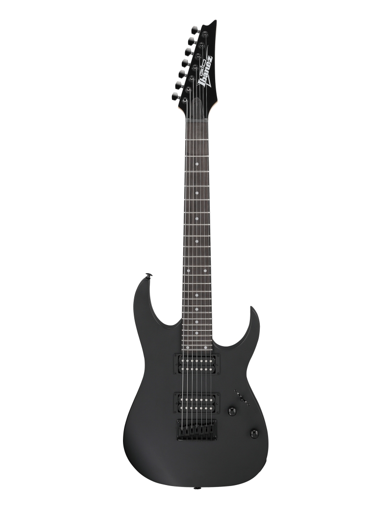 GUITARRA ELÉCTRICA IBANEZ GRG7221BKF BLACK FLAT 7 CUERDAS