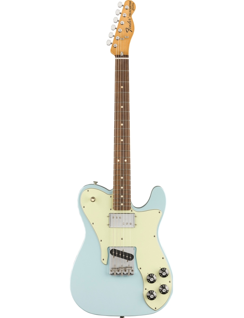 GUITARRA ELÉCTRICA FENDER MEXICO VINTERA '70 TELECASTER CUSTOM SONIC BLUE CON FUNDA 149723372