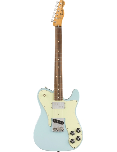 GUITARRA ELÉCTRICA FENDER MEXICO VINTERA '70 TELECASTER CUSTOM SONIC BLUE CON FUNDA 149723372