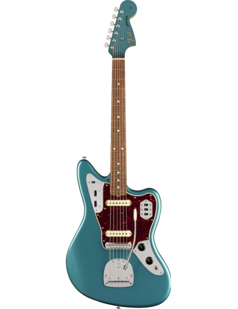 GUITARRA ELÉCTRICA FENDER MEXICO VINTERA '60 JAGUAR OCEAN TURQUOISE CON FUNDA 149773308