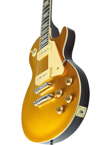 GUITARRA ELÉCTRICA EKO GEEVL480-GTV TIPO LP AGED GOLD SPARKLE