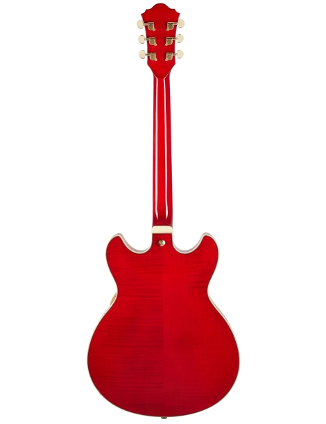 GUITARRA ELÉCTRICA IBANEZ AS93FMTCD TRANSPARENT CHERRY RED