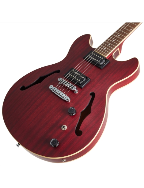 GUITARRA ELÉCTRICA IBANEZ AS53-TRF TRANSPARENT RED FLAT