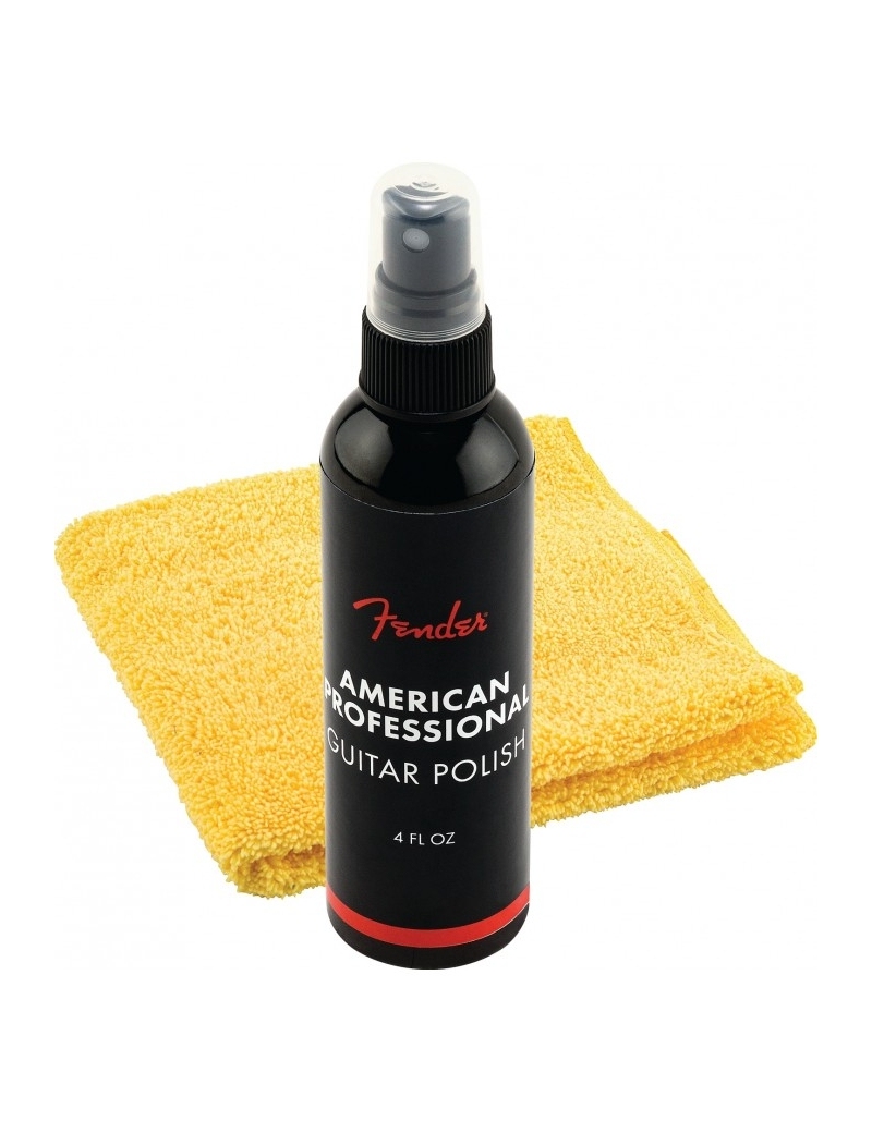 LIMPIADOR Y PULIMENTO FENDER POLISH 4OZ CON PAÑO 0990528000