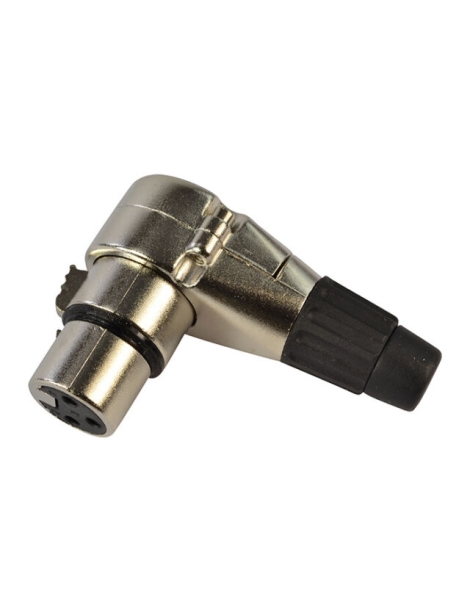 CONECTOR CANON H ACODADO METAL UNIDAD