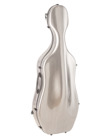 ESTUCHE CELLO FIBRA VIDRIO GRIS 4/4 CON RUEDAS