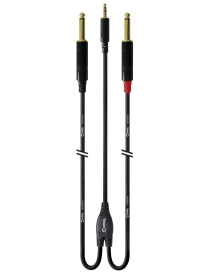 CABLE MINIJACK M - 2 JACK M MONO LARGO 3 METROS