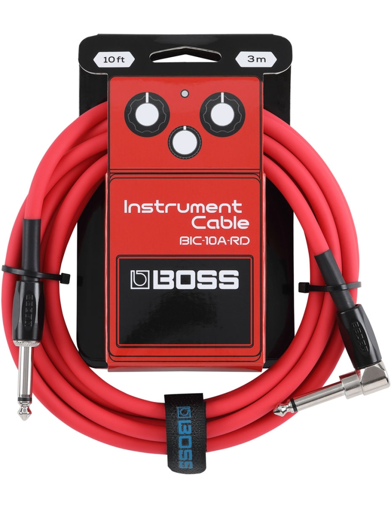 CABLE JACK M - JACK M ACODADO 3 METROS BOSS BIC10A-RD ROJO