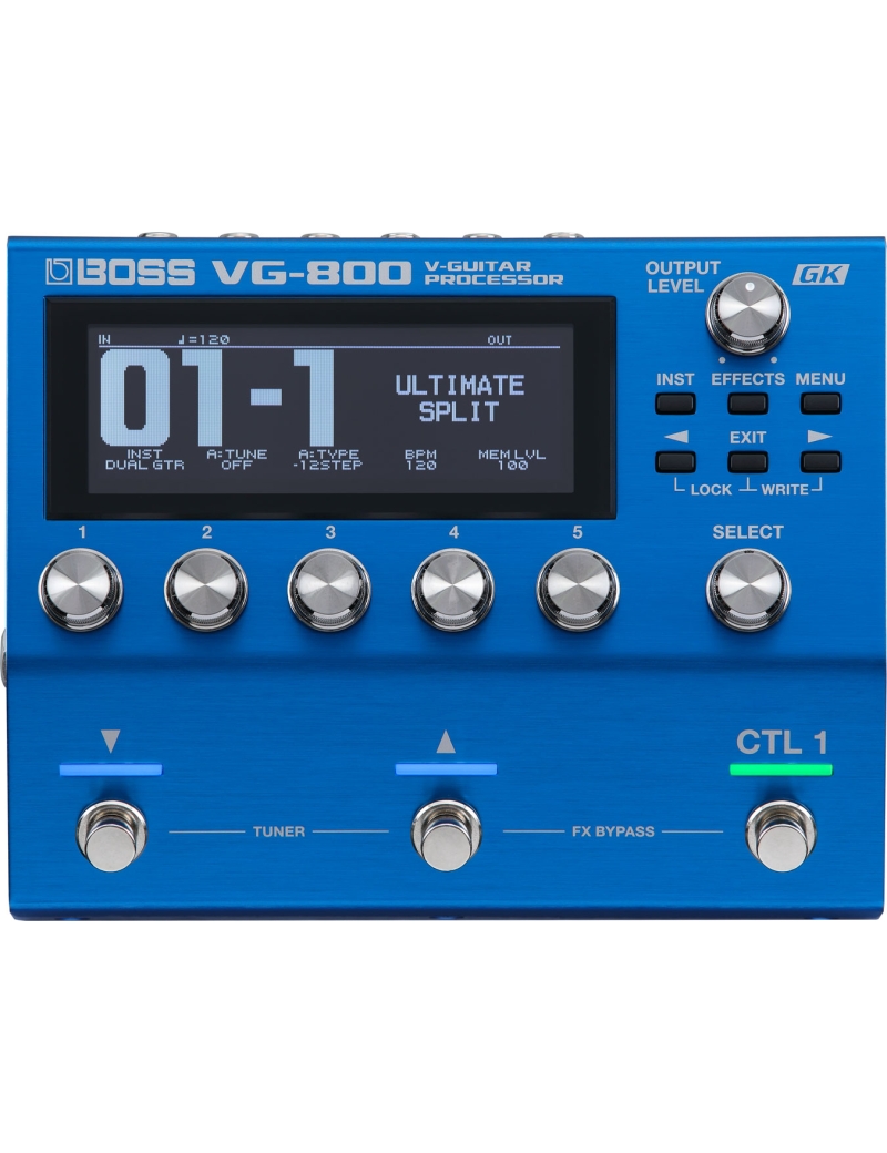 PEDALERA BOSS VG-800 V-GUITAR PROCESSOR PARA GUITARRA Y BAJO