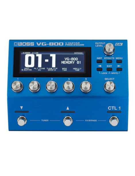 PEDALERA BOSS VG-800 V-GUITAR PROCESSOR PARA GUITARRA Y BAJO