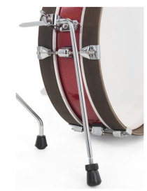 BATERÍA TAMA SET CLUB JAM PANCAKE LJK48P-BRM 4 PIEZAS BURNT RED MIST