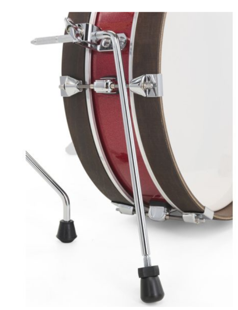 BATERÍA TAMA SET CLUB JAM PANCAKE LJK48P-BRM 4 PIEZAS BURNT RED MIST