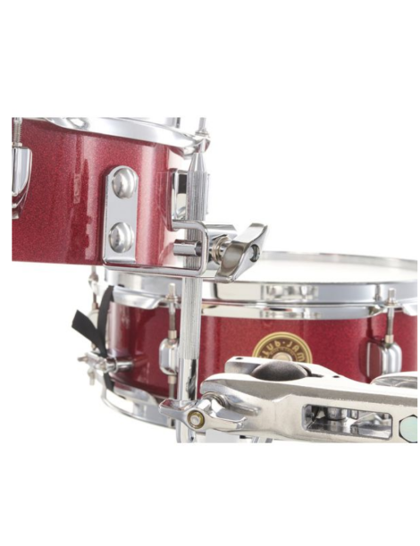 BATERÍA TAMA SET CLUB JAM PANCAKE LJK48P-BRM 4 PIEZAS BURNT RED MIST