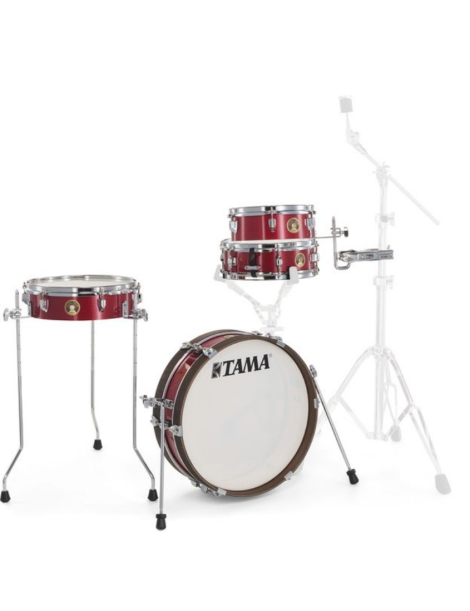 BATERÍA TAMA SET CLUB JAM PANCAKE LJK48P-BRM 4 PIEZAS BURNT RED MIST