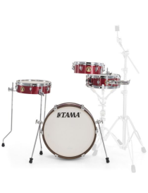 BATERÍA TAMA SET CLUB JAM PANCAKE LJK48P-BRM 4 PIEZAS BURNT RED MIST